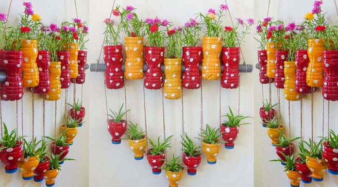 Pare e confira estas mais de 100 ideias para garrafas plásticas coloridas para o jardim e casa!