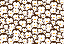 Teste: desafie sua acuidade visual procurando o panda entre os pinguins.🐧