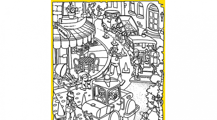 Quão boa é a sua visão? Ajude o trabalhador a encontrar seu almoço de sete peças.