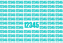 Temos diversos números 12345 – Encontre outros números 🔎Vamos olhar minuciosamente.