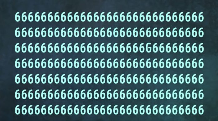 Você é inteligente? 💕Localize o G entre todos os 6s!