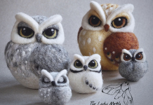 Incríveis e encantadores animais feitos com agulhas e feltro. Visite a galeria online🦉