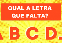 Quebra-cabeça rápido que você pode resolver em 7s: que letra você acha que está faltando?
