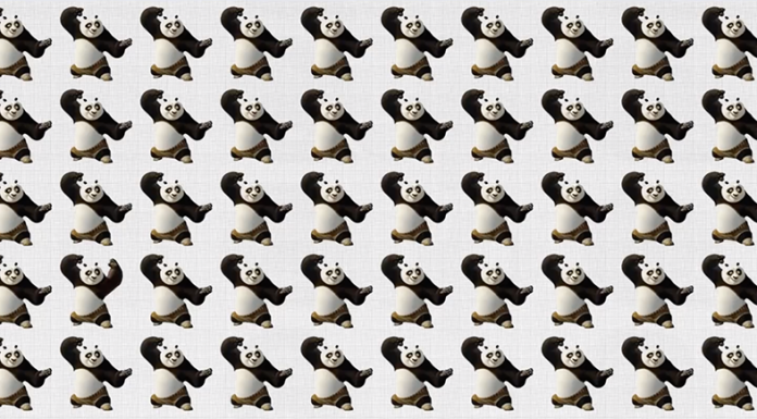 Apenas algumas pessoas podem resolver isso – mas você consegue encontrar o Kung fu Panda “distinto” nesta imagem?