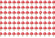 Se você encontrar o cogumelo escondido na imagem em menos de 10 segundos, você é um gênio!