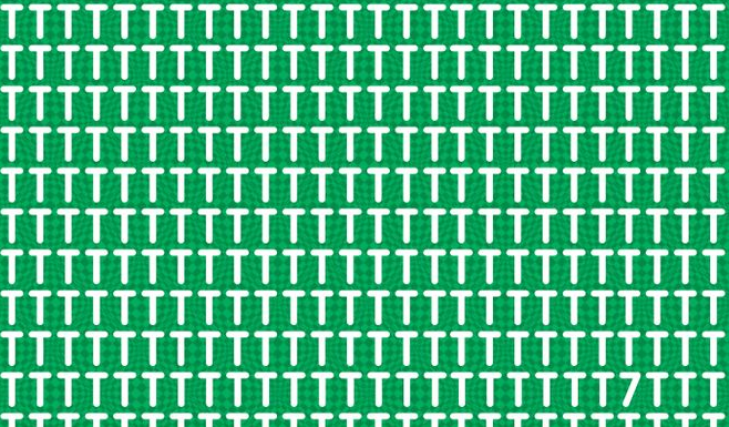 Teste sua habilidade visual e encontre a letra ou número diferente em menos de 15s nestas 15 imagens.