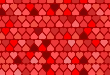 Encontre os 3 ases de espadas escondidos entre os corações da imagem o mais rápido possível.