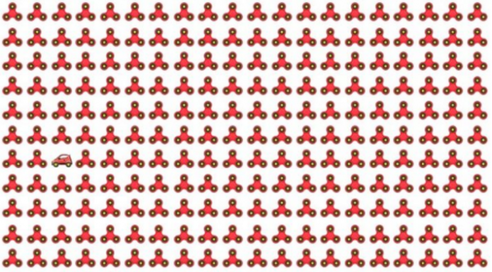 Você encontrará o carro intrometido nesta foto em menos de 10 segundos?