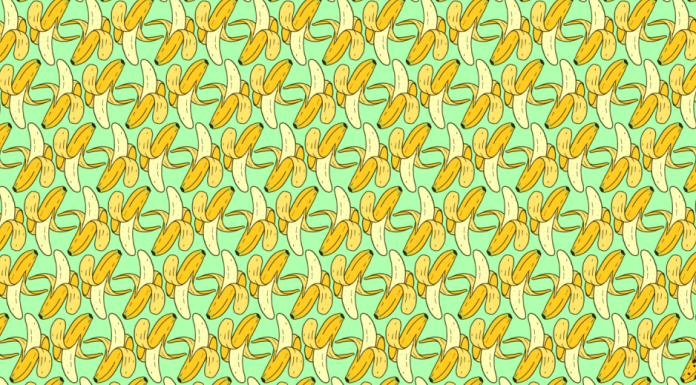 Desafio visual: Encontre as 2 bananas maduras escondidas na imagem.