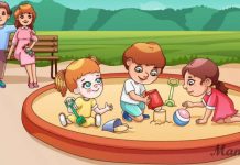 Concentre-se nos detalhes deste quebra-cabeça e diga-nos qual dessas crianças não pertence a esta família feliz