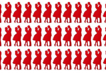 Encontre o casal diferente: um grande desafio para muitos adultos e crianças.