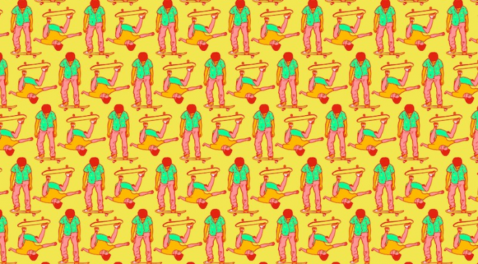 Desafio visual: Encontre o jovem que aparece sem skate!