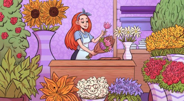 3 faces foram escondidas na loja de flores. Onde estão?