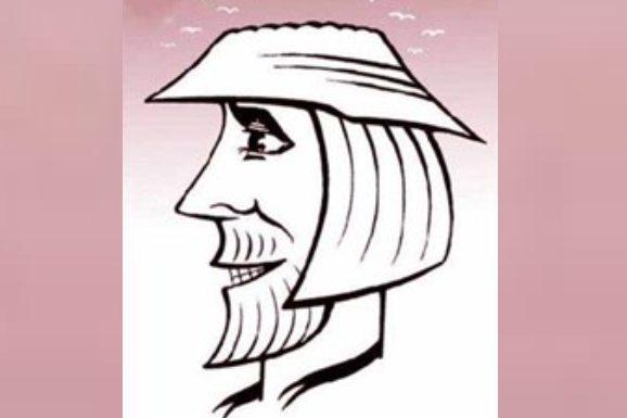 Exercite seu poder visual: Vemos um homem, mas cadê a Caravela?