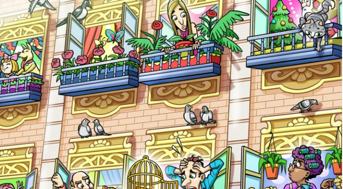 Diga “adeus” ao tédio: O papagaio escapou. Onde está escondido?