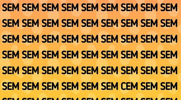 Teste visual: Coloque suas habilidades à prova e encontre a “palavra diferente”!