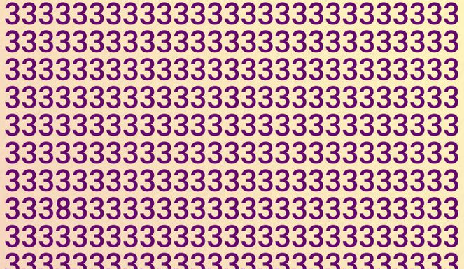 Encontrar o “intruso” camuflado na imagem do teste visual é muito difícil. Consegue em 5s?