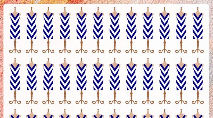 Confira o poder de alcance da sua visão: Você consegue ver qual vestido é diferente dos outros?