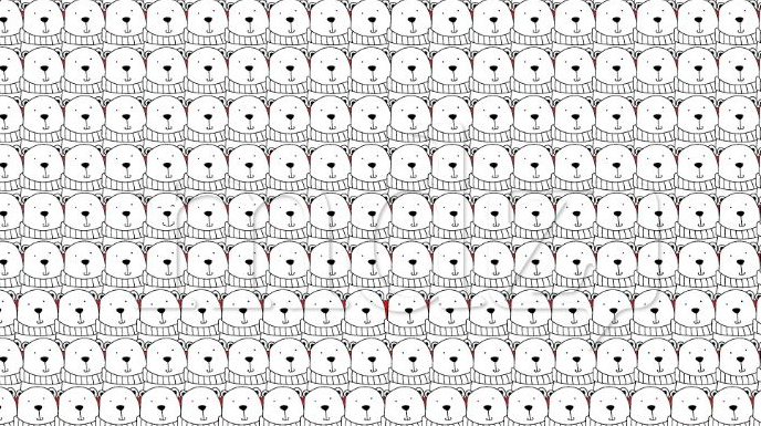 Teste: Desperte seu detetive interior e encontre o urso “sorridente”! Você tem 7s !