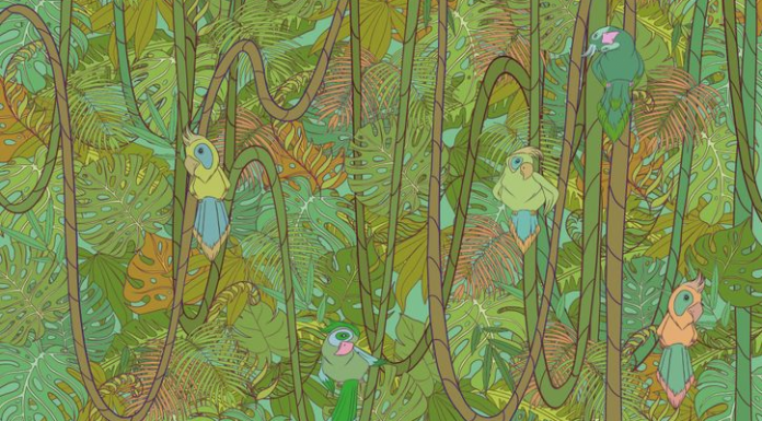 Prove que sua mente é realmente atenta: Encontre a cobra escondida na selva.