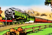 Enigma lógico: Encontre 1 erro na imagem do trem!