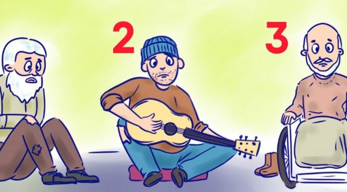 Teste sua intuição: Dê uma olhada na foto e diga qual dessas pessoas não merece ajuda material.