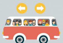 Verifique sua atenção aos detalhes: Para onde o ônibus está indo?