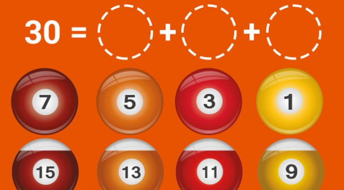 9 Enigmas astutos que vão brincar com o seu cérebro! Escolha 3 bolas para obter uma soma de 30 no enigma 1