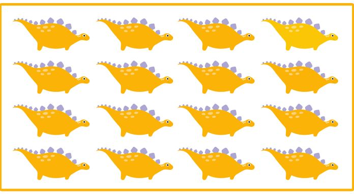 Desperte seu Sherlock Holmes: Ache o dinossauro ímpar!