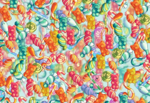 Consegues ver um “urso sem açúcar” entre os doces na ilustração? Poucos conseguiram resolver