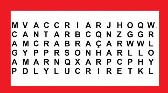 Teste: Descubra algo novo sobre você procurando uma palavra na sopa de letrinhas