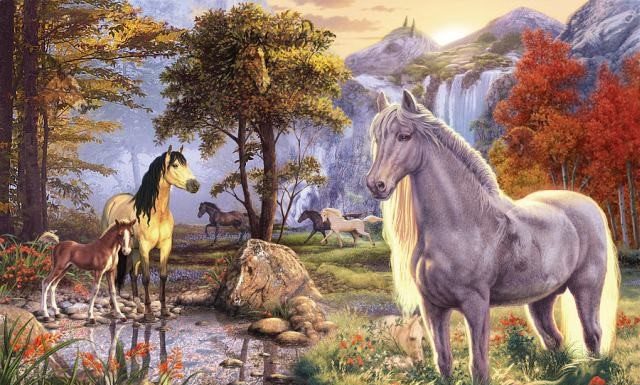 Existem muitos cavalos escondidos nesta imagem. Você é capaz de achá-los em até 30 segundos?