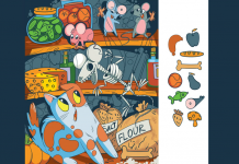 Encontre 10 elementos na figura e prove que sua percepção está em dia.