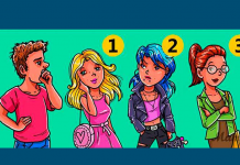 Se você prestar atenção aos detalhes, poderá adivinhar qual das três mulheres é mãe