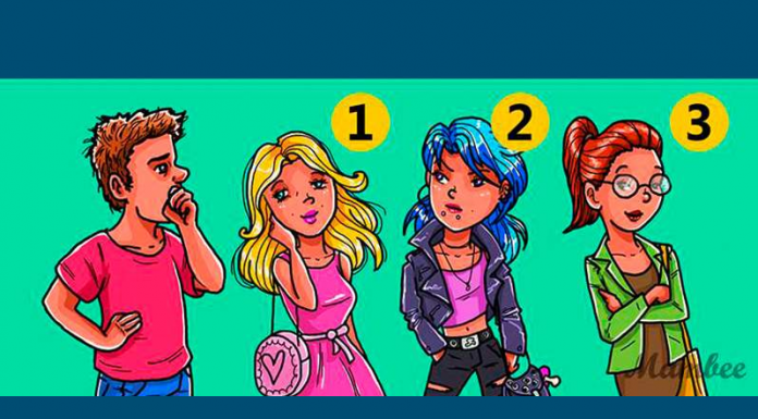 Se você prestar atenção aos detalhes, poderá adivinhar qual das três mulheres é mãe