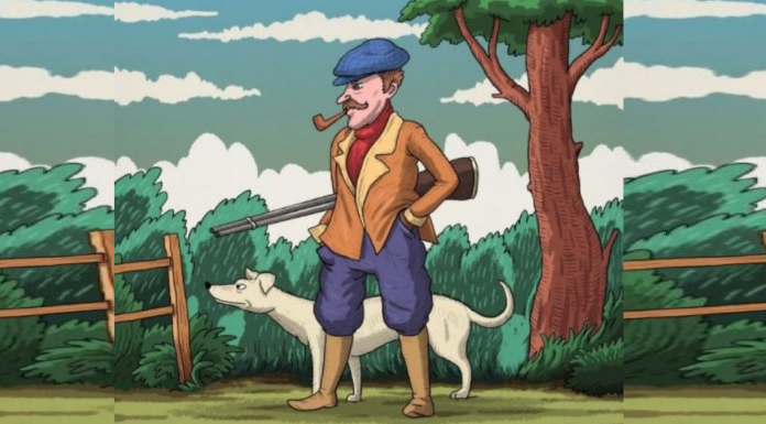 O caçador perdeu sua caça!Ajude-o a encontrá-la! 95% das pessoas não conseguiram encontrá-la!