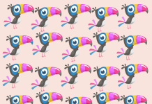 Este quebra-cabeça vai literalmente ferver seu cérebro! Você pode encontrar o tucano diferente dos demais?