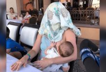 Mulher que amamentava filho dá a resposta perfeita para estranho que pediu para ela “se cobrir”