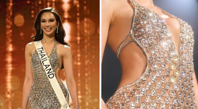 Miss Tailândia homenageou pai catador de lixo e usou vestido feito de latinhas