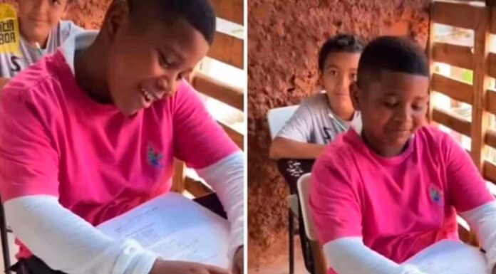 Aluno de 10 anos conta que “ir na pizzaria” é o maior sonho dele