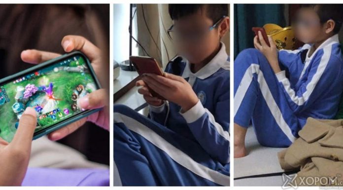 Pai encontrou o filho brincando no celular à 1h da manhã e o castigou fazendo-o jogar a noite toda sem descanso