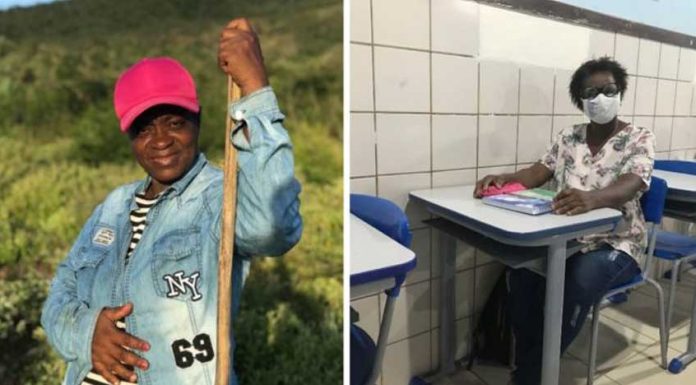 Aos 49 anos, merendeira realiza sonho de retornar aos estudos e fazer faculdade