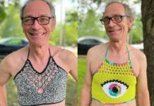 Pai vira “garoto-propaganda” da loja de crochês da filha e viraliza nas redes!